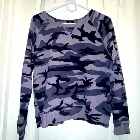 Rails Theo Crewneck women’s  sweatshirt camouflage - Picture 1 of 3